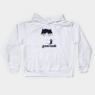 Grim Reaper Pixelart Kids Hoodie